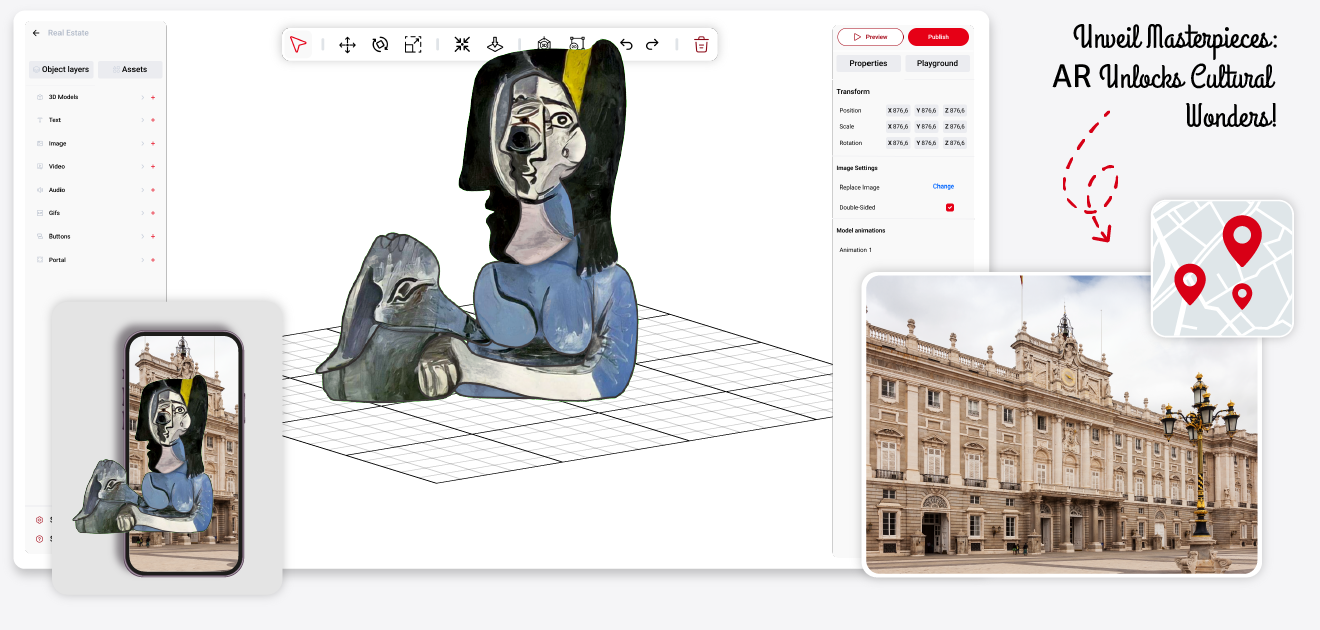 screenshot of ARLOOPA Studio